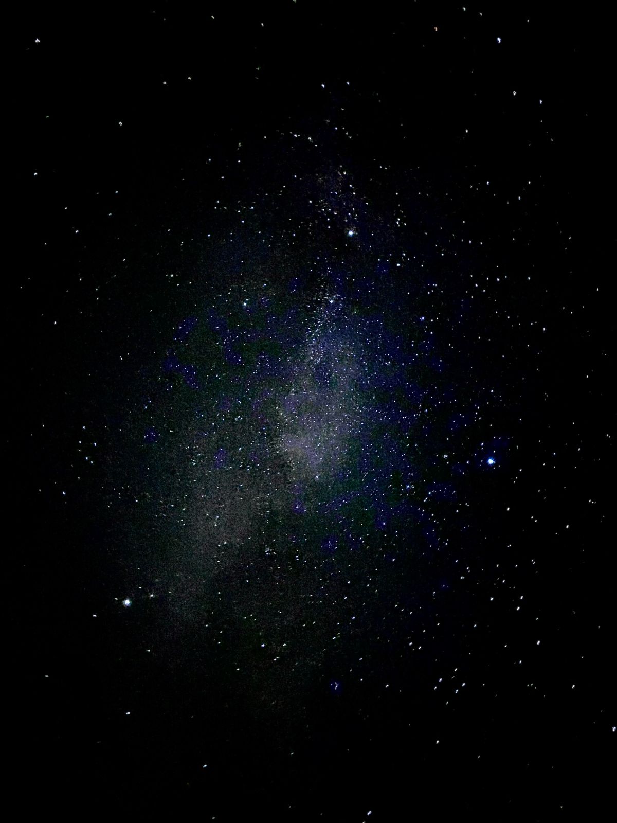 Milky Way in a dark night sky